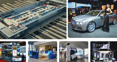 南寧東候車區南北兩端展位廣告