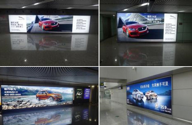 T2到達夾層室內燈箱廣告