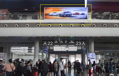 出發層檢票口上方墻面燈箱廣告 出發層檢票口上方墻面燈箱廣告