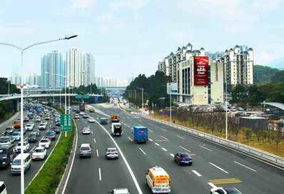 深圳南山北環大道LED屏廣告 深圳南山北環大道LED屏廣告
