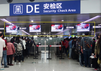 機場所有安檢通道電視廣告 機場所有安檢通道電視廣告