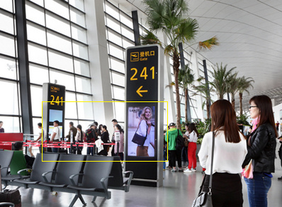 三層國內國際候機區登機口超薄燈箱廣告 三層國內國際候機區登機口超薄燈箱廣告