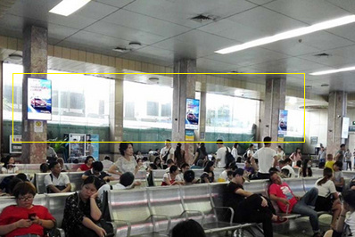 南寧站刷屏機廣告 南寧站刷屏機廣告