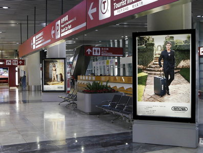 澳門機場接機大堂入境歡迎網絡廣告 澳門機場接機大堂入境歡迎網絡廣告