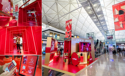 香港機場出發區品牌展位廣告 香港機場出發區品牌展位廣告