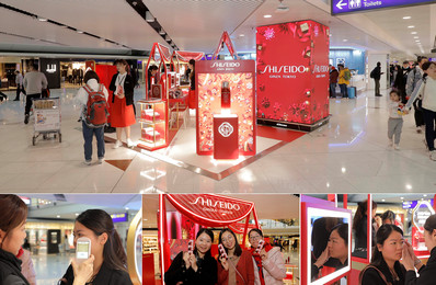 香港機場出發免稅區品牌展位+圖騰電子屏廣告 香港機場出發免稅區品牌展位+圖騰電子屏廣告