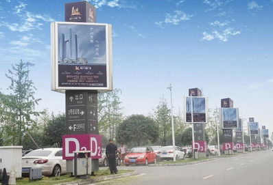 成都機場T2停車場燈箱廣告 成都機場T2停車場燈箱廣告