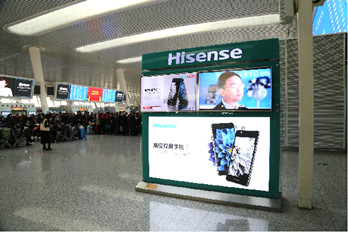 杭州東高鐵站刷屏機(jī)廣告投放周期是多長時間