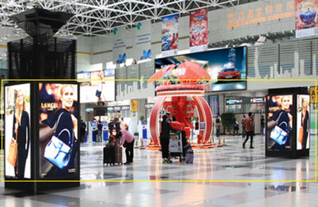 珠海機(jī)場包柱燈箱廣告