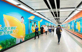 廣州地鐵品牌通道廣告媒體有什么優勢
