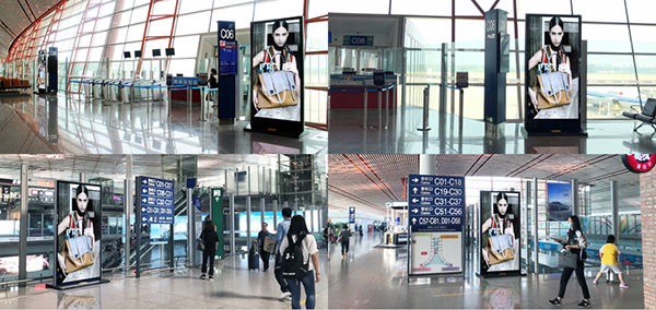T3 C、D航站樓電子刷屏