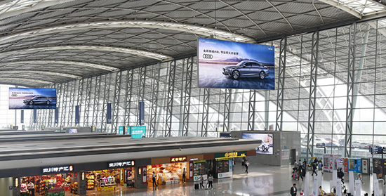 成都機場廣告之懸掛燈箱廣告怎么樣？