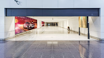 一層行李廳通廊燈箱 一層行李廳通廊燈箱