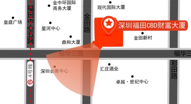 財(cái)富大廈區(qū)位圖