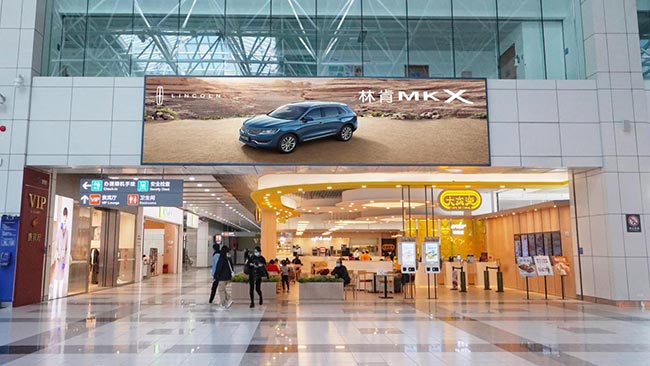 珠海機場國內出發大廳門楣燈箱怎么樣？