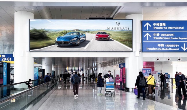 武漢機場出發到達燈箱廣告投放，武漢天河機場大屏廣告價格