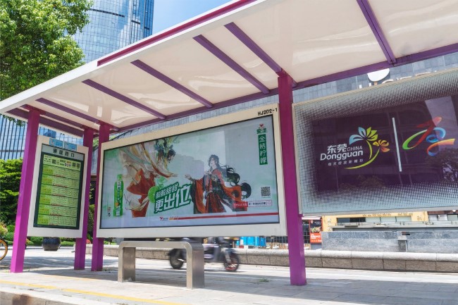 東莞公交站臺大牌廣告投放，東莞巴士候車亭廣告價格