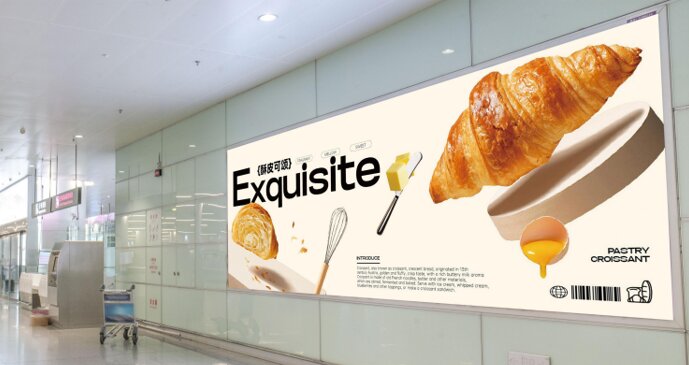 第一戶外傳媒-長沙黃花機場-T2到達行李廳出口墻面燈箱