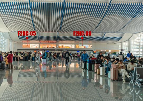 第一戶外傳媒-大理站-二樓候車廳墻面燈箱 第一戶外傳媒-大理站-二樓候車廳墻面燈箱