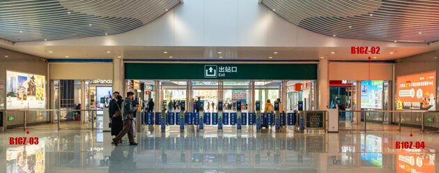 第一戶外傳媒-大理站-架空層出站廳墻面燈箱 第一戶外傳媒-大理站-架空層出站廳墻面燈箱