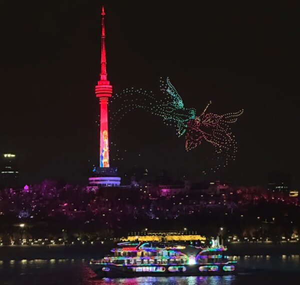 第一戶外傳媒-武漢龜山電視塔燈光秀