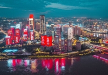 重慶燈光秀廣告-重慶地標廣告